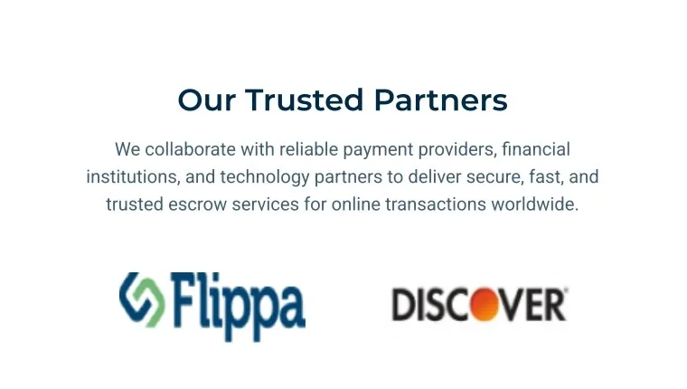 Preserved section showing company logos used as trust signals on the impersonating website